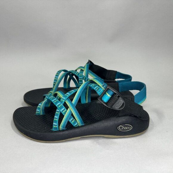 Chaco Z/X2 Classic Sandals Women's 7 Blue Strappy Outdoor Athletic Hiking Water - Picture 4 of 8